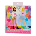 Zeszyty Ubieranki z naklejkami Fashion Friends Floss & Rock – 3 szt., mix wzorów – zdjęcie 3